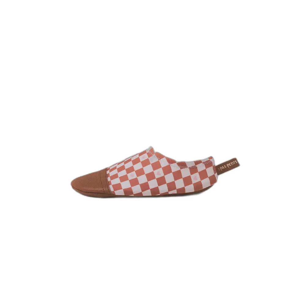 Chaussons bébé Les Pas Petits Damiers