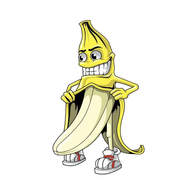 Motorradaufkleber Lethal Threat Mini Vilain Banana