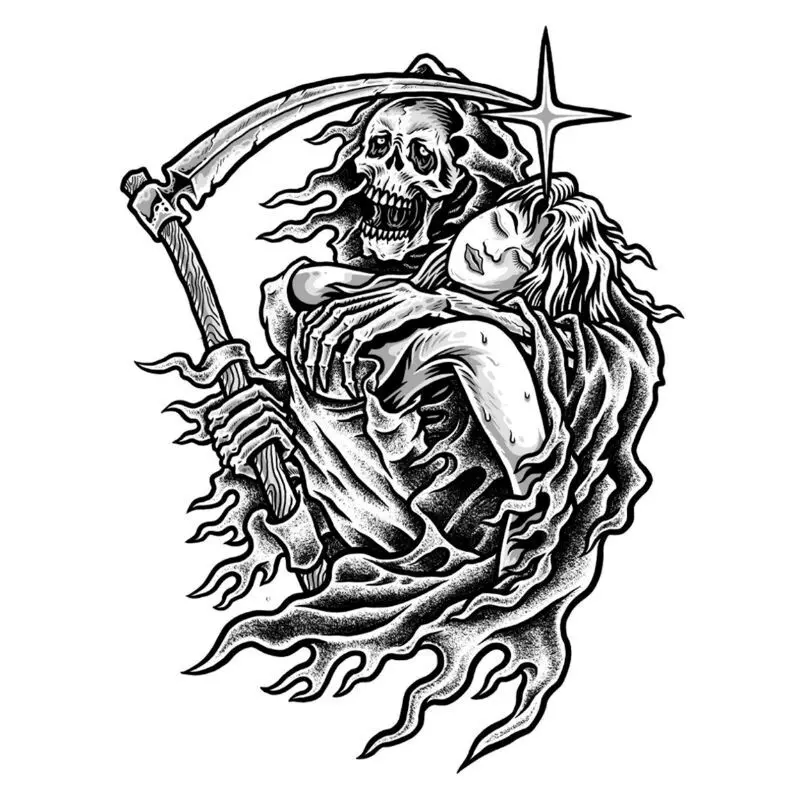 Aufkleber Lethal Threat Lust Over Love