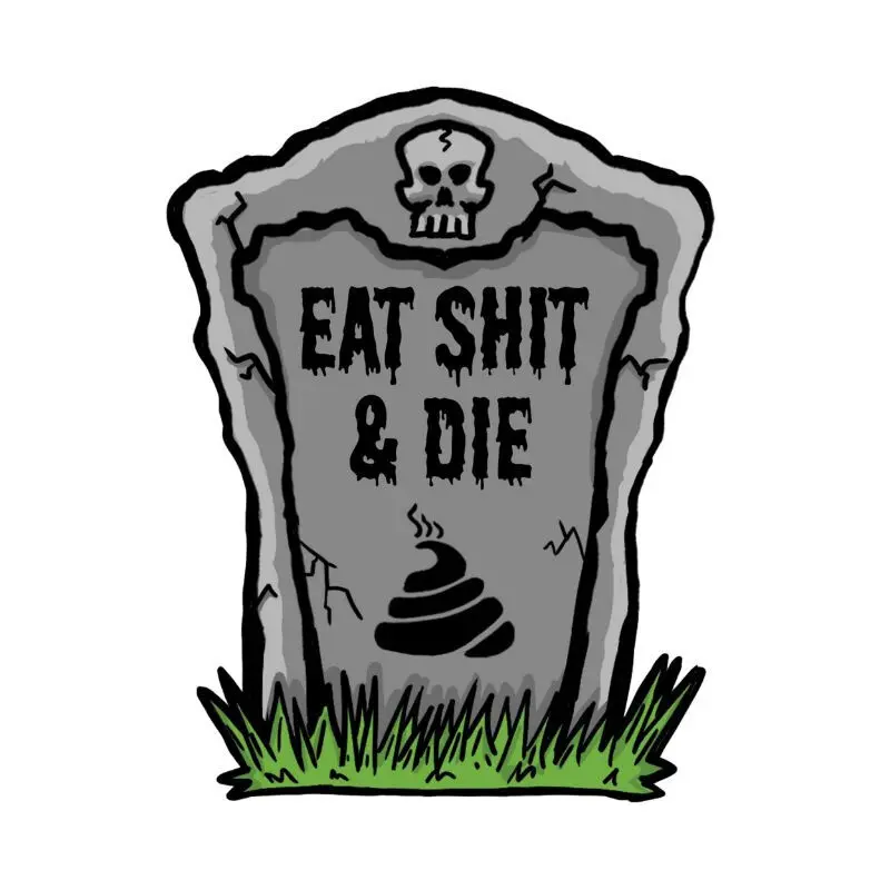 Aufkleber Lethal Threat Eat Sht And Die
