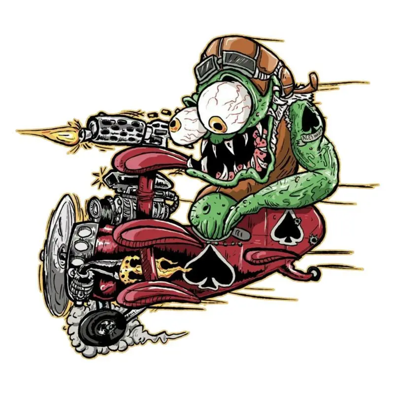 Motorradaufkleber Lethal Threat Red Baron Monster