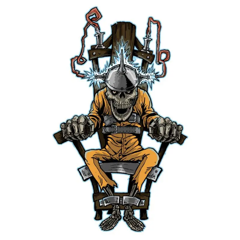 Aufkleber Lethal Threat Electric Chair