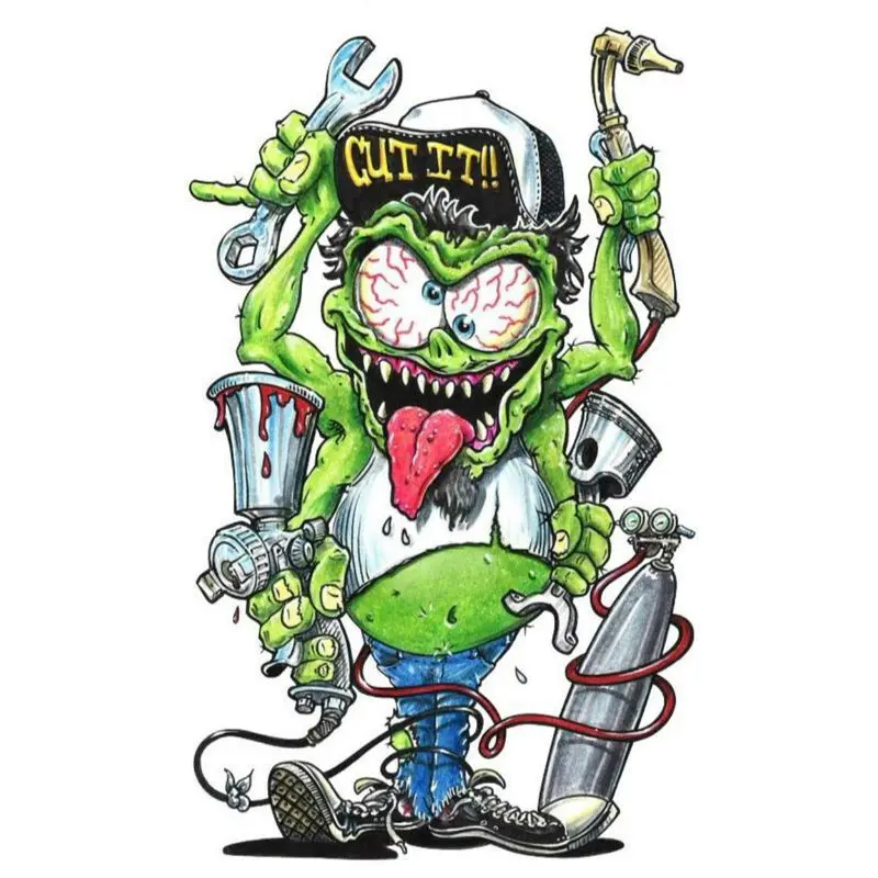 Aufkleber Lethal Threat Mechanic Monster