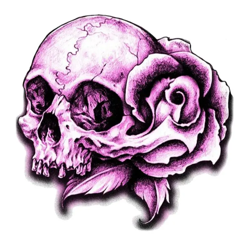 Motorradaufkleber Lethal Threat Skull