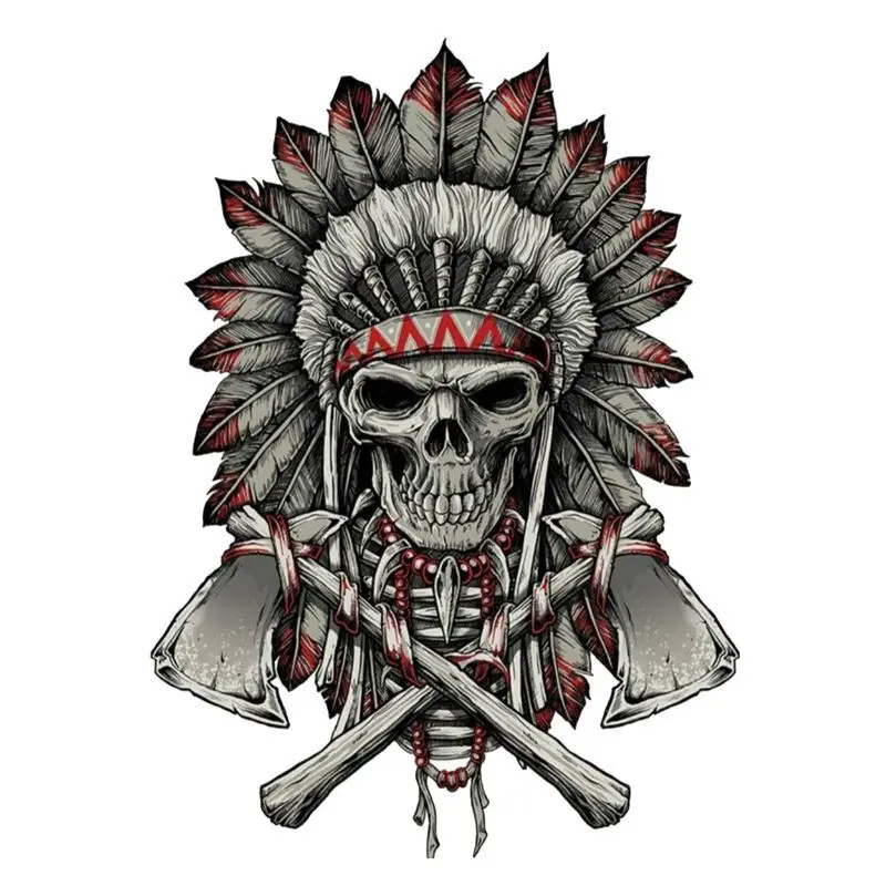 Motorradaufkleber Lethal Threat Renegade Skull