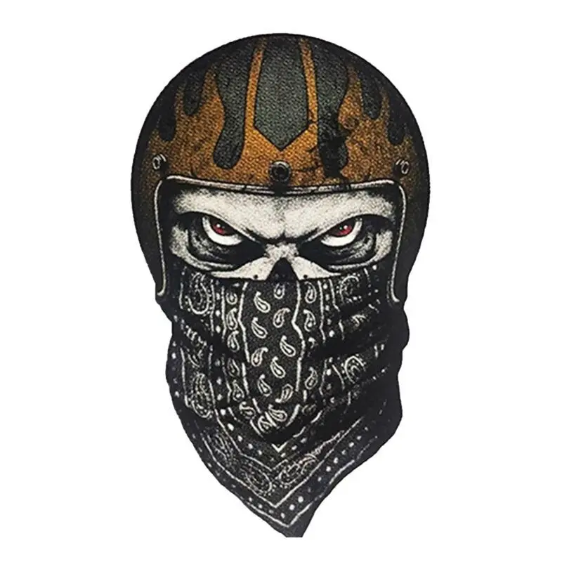 Motorradaufkleber Lethal Threat Skull Bandana