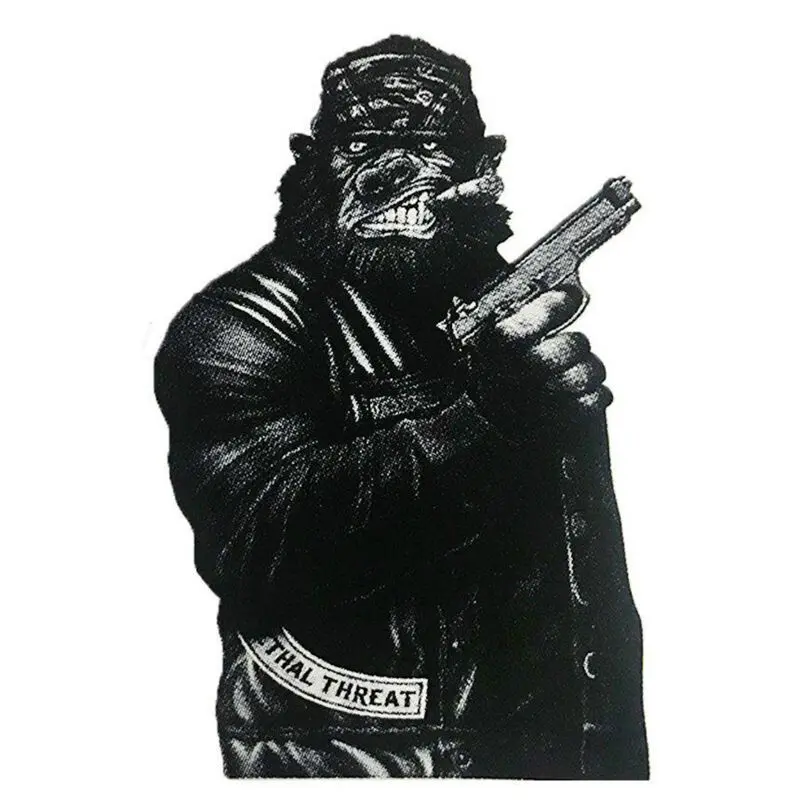Aufkleber Lethal Threat Gorilla Gun