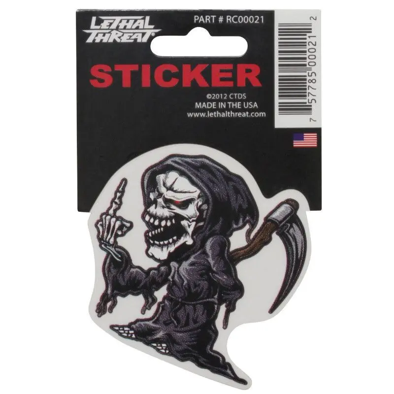 Motorradaufkleber Lethal Threat Mini Vilain Faucheur