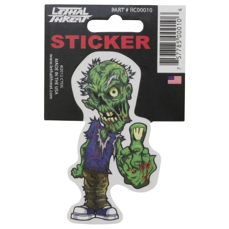 Motorradaufkleber Lethal Threat Mini Vilain Zombie