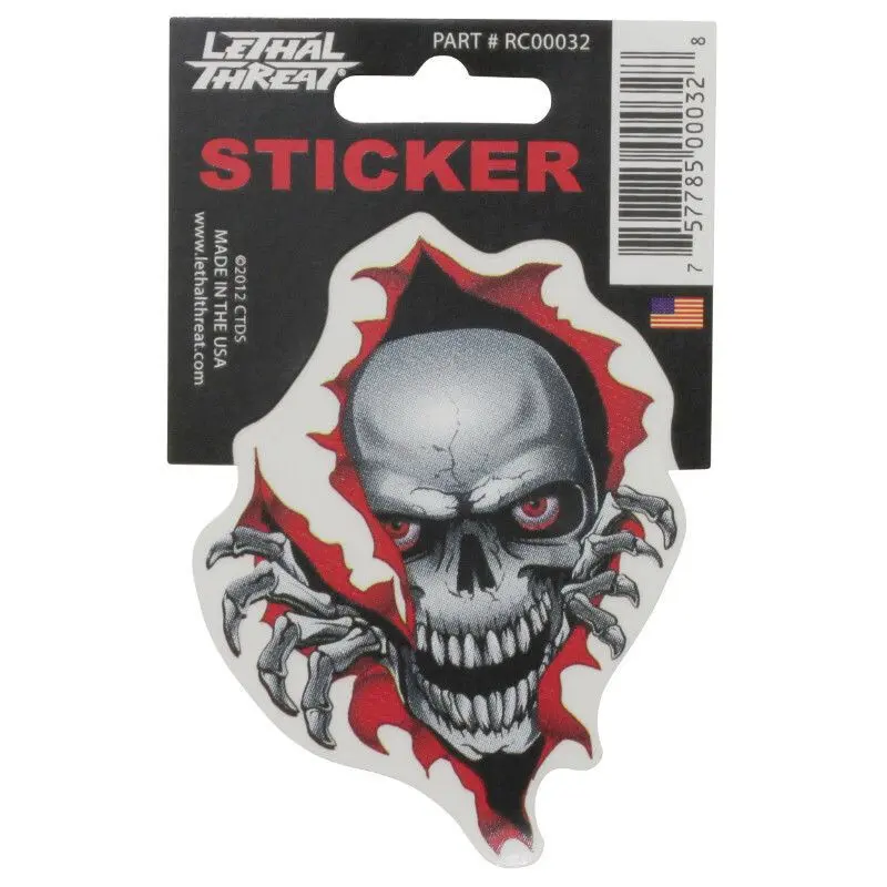 Motorradaufkleber Lethal Threat