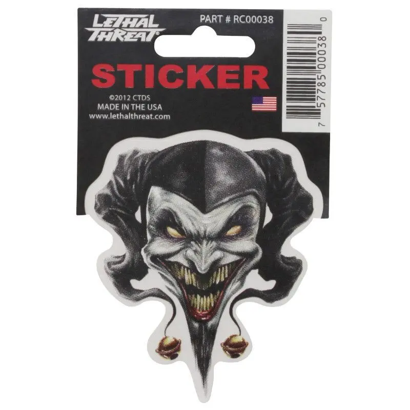 Motorradaufkleber Lethal Threat Mini Vilain Clown
