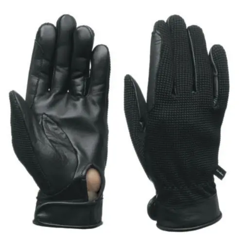 Knitted and Leather Riding Gloves Lexhis