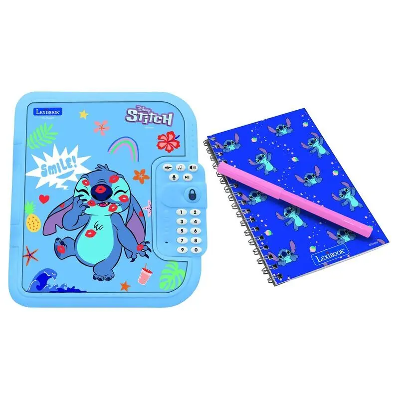 Elektronischer Taschenkalender geheim Lexibook Disney Stitch
