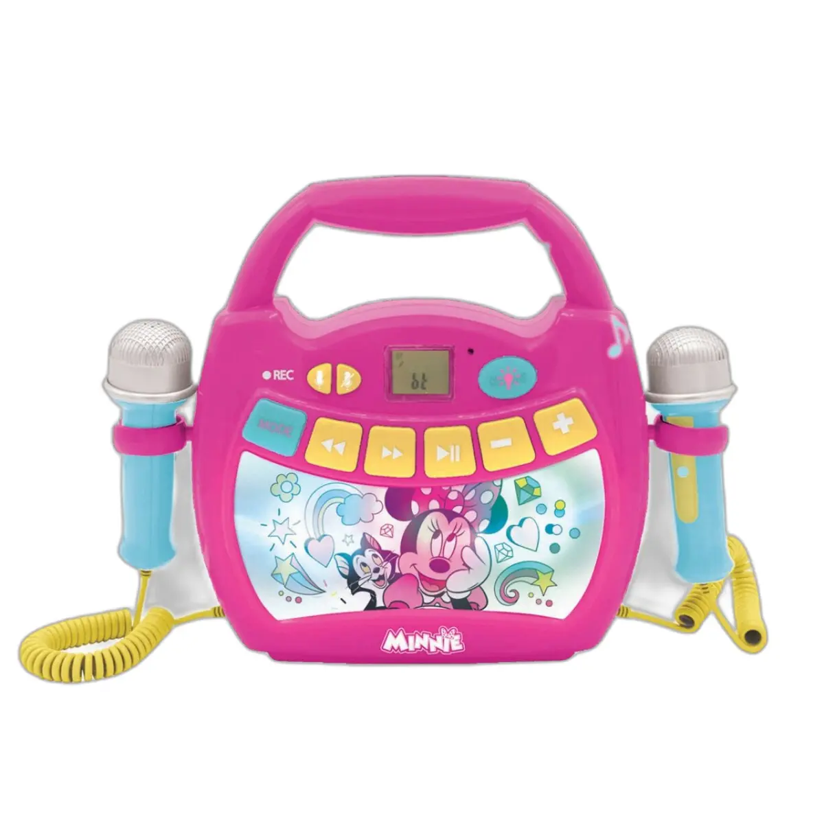 Bluetooth-Lautsprecher mit Lichteffekten, Mikrofonen und wiederaufladbarem Akku Lexibook Minnie Mouse