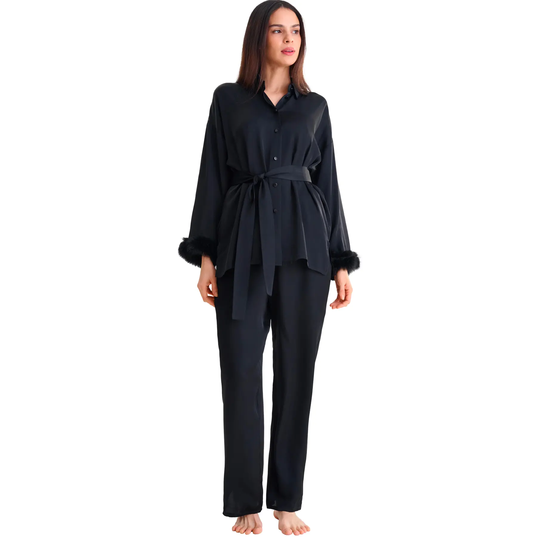 Langärmliger Pyjama für Damen Lisca Passion