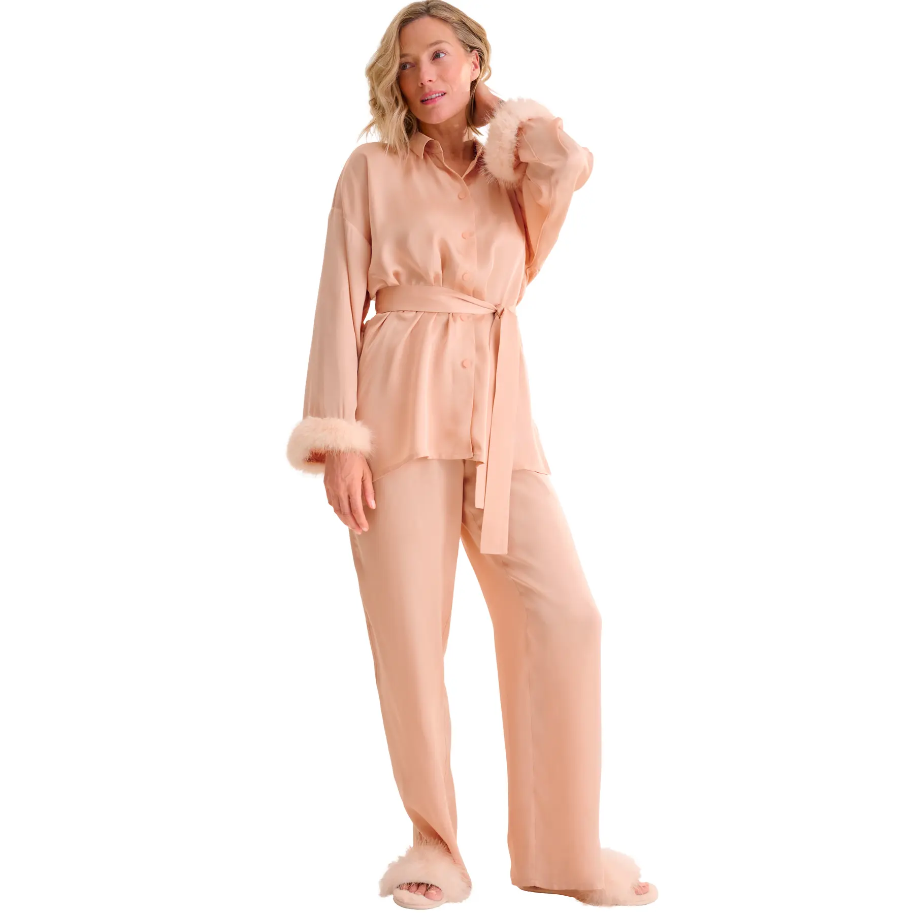 Langärmliger Pyjama für Damen Lisca Passion