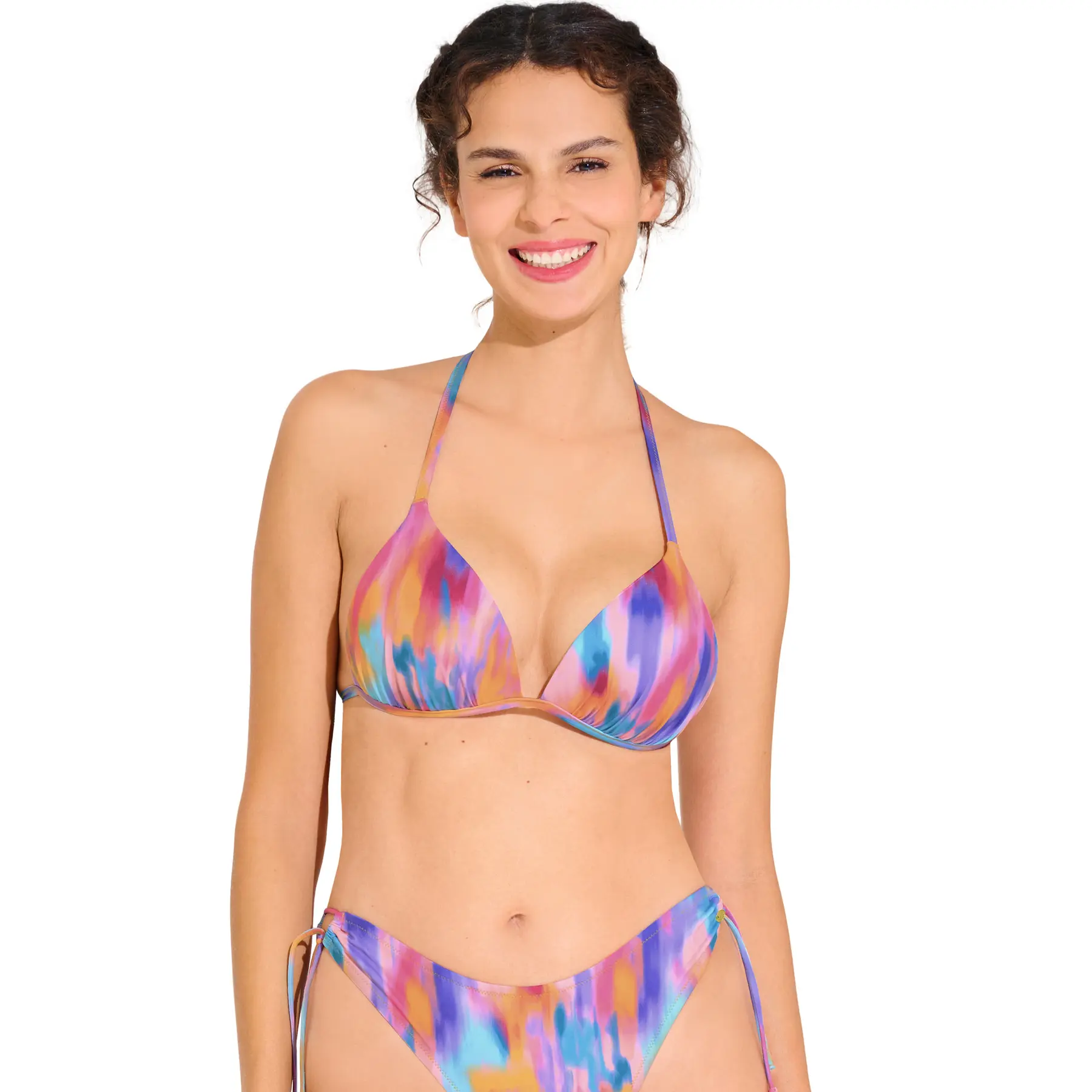 Damen Push-Up Triangel-Bikini-Oberteil Lisca Jersey