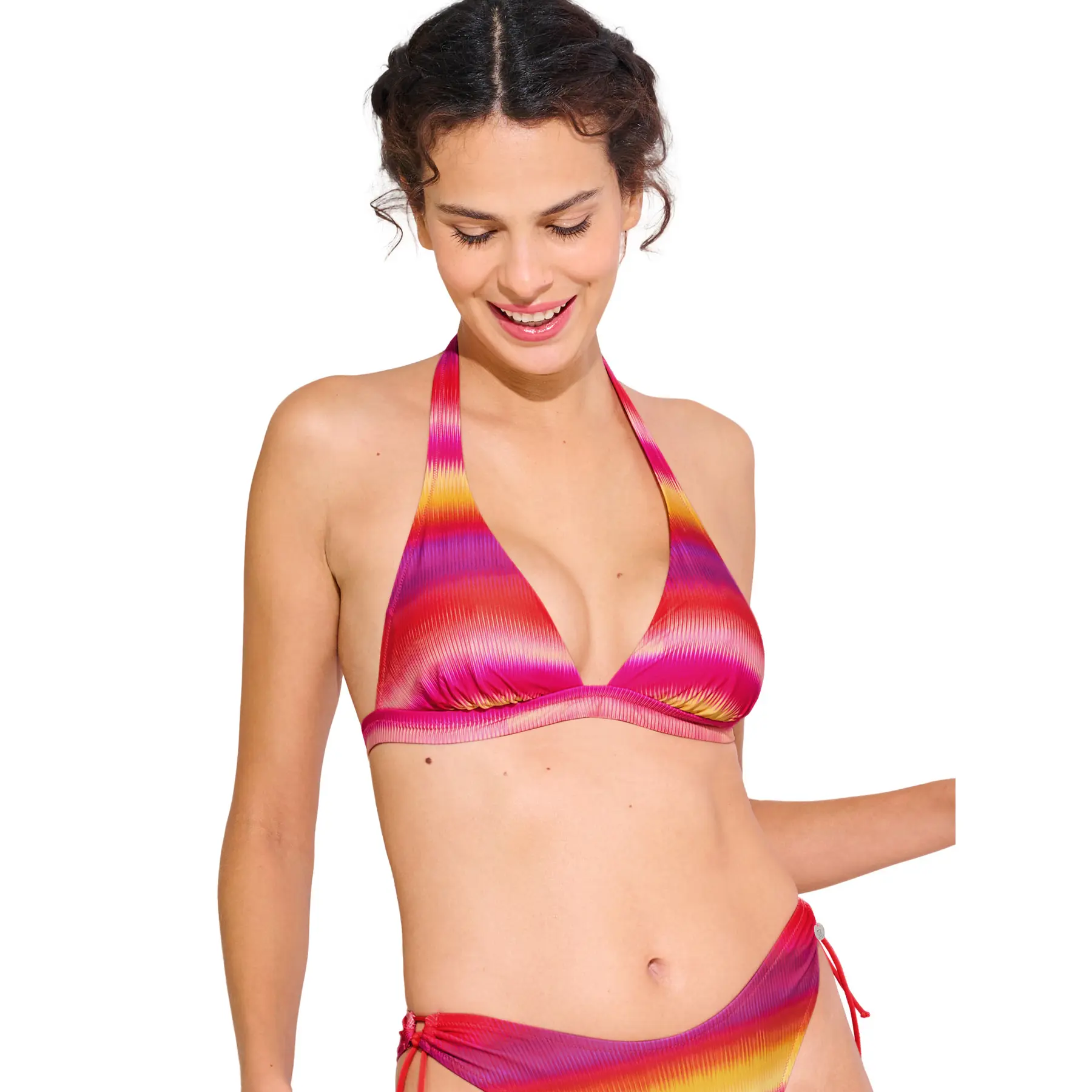 Top bikini triangolare preformato senza ferretti donna Lisca Osaka