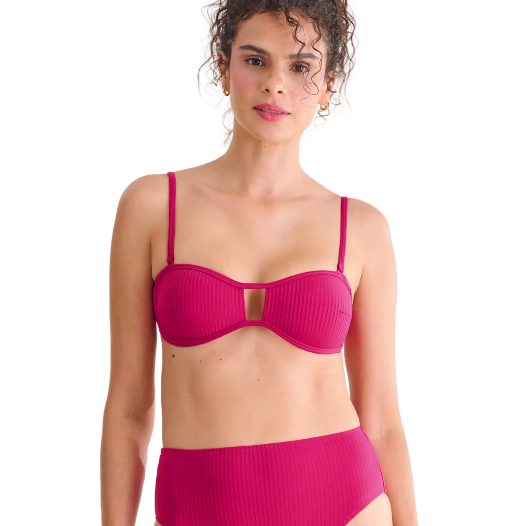 Bügelloser Bikinioberteil für Frauen Lisca Florida