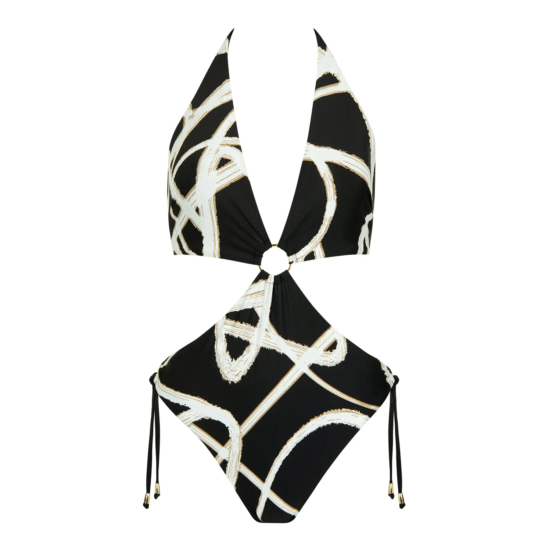 Badeanzug Einteiler Monokini ohne Bügel für Damen Lisca Honolulu