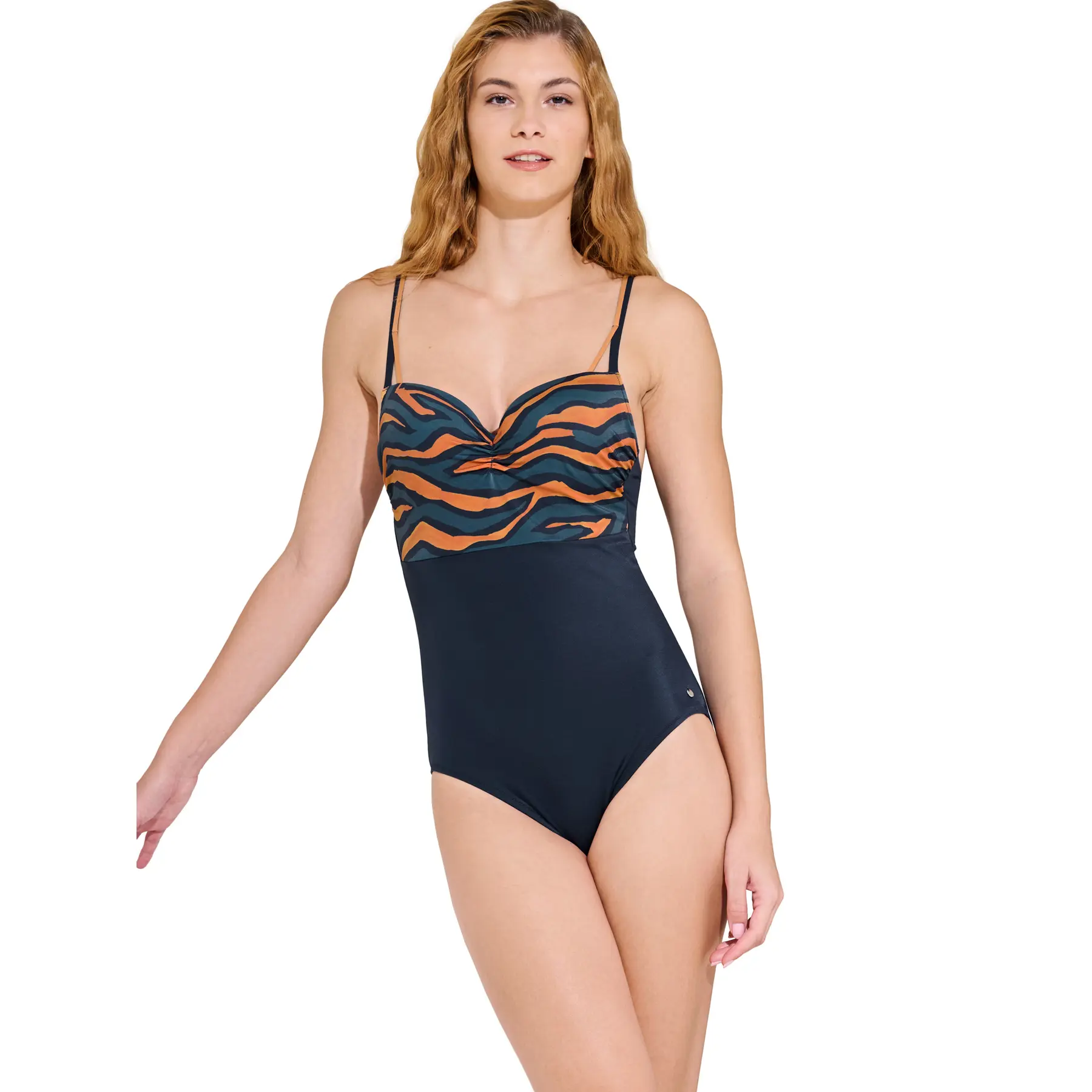 Costume da bagno intero sagomato donna Lisca Tanzania