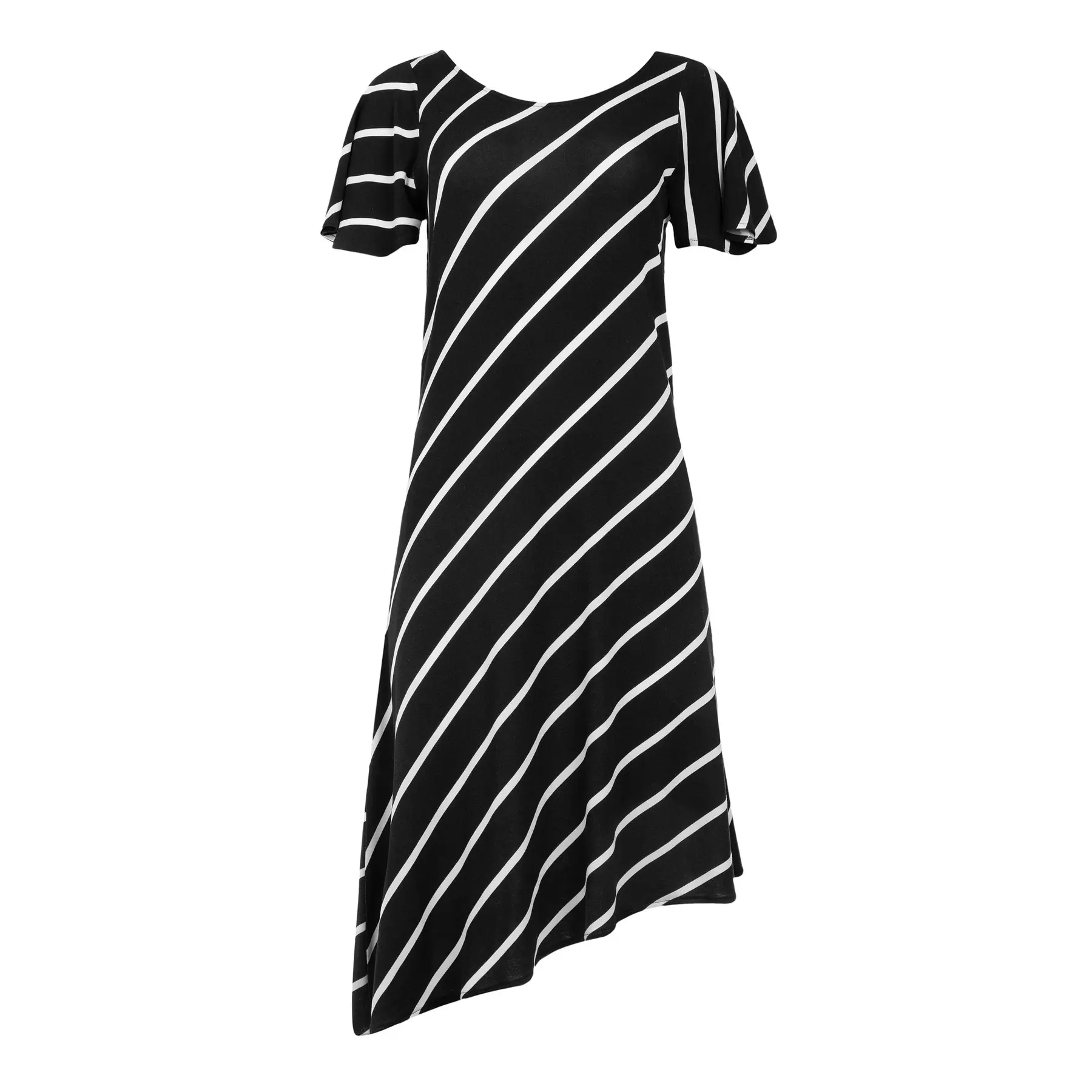 Asymmetrisches Sommerkleid für Frauen Lisca Olympia