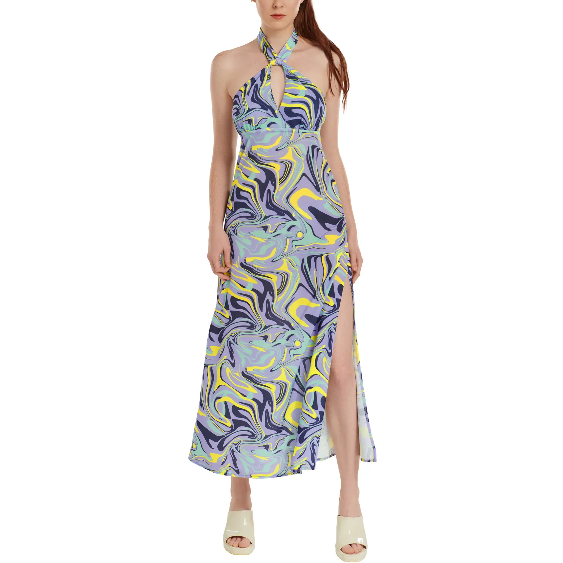 Lange Sommerkleid für Damen Lisca Palma