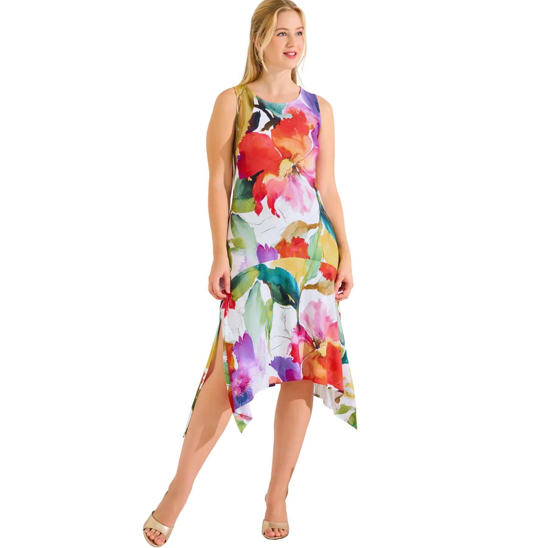 Ärmelloses Midikleid für Damen Lisca Roma