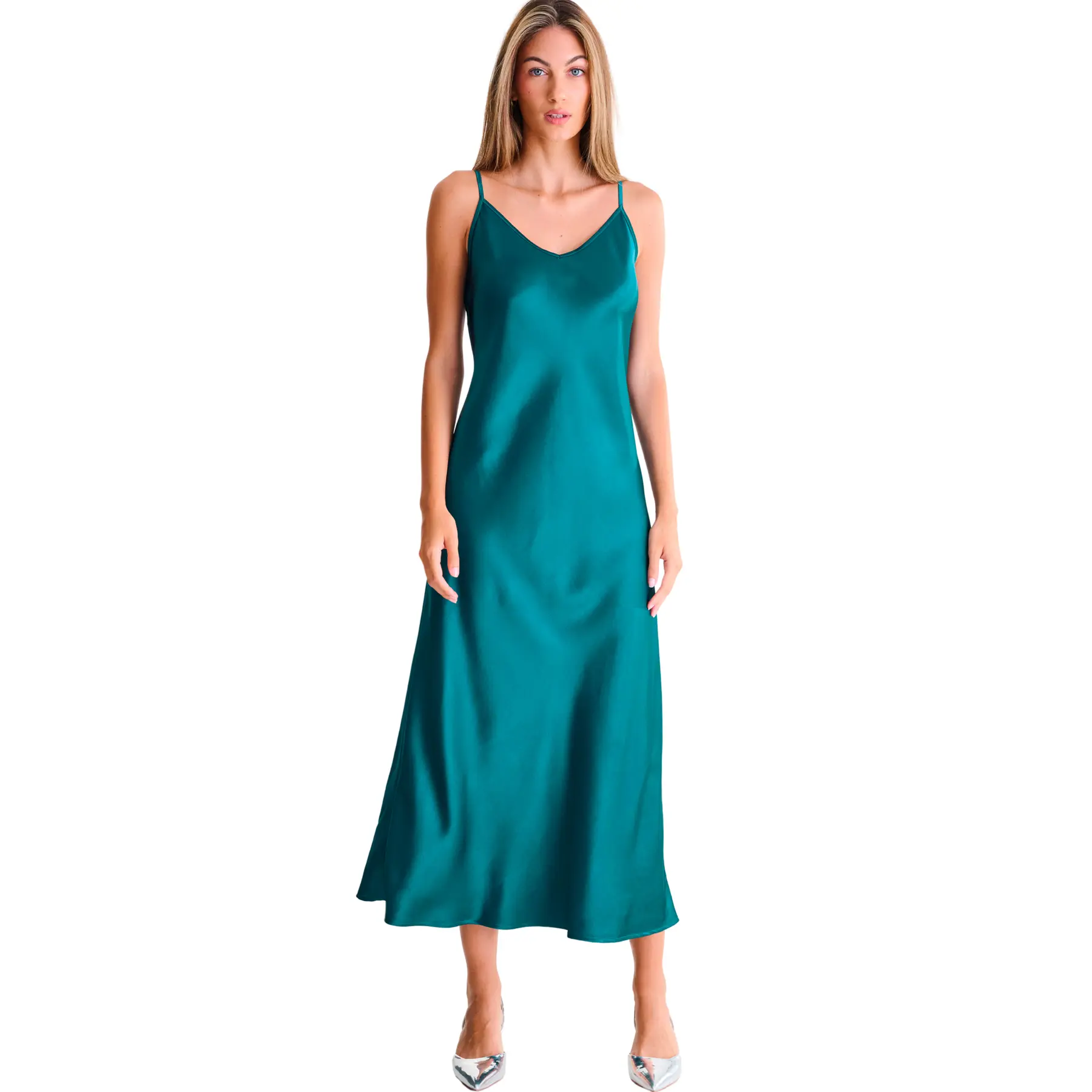 Lange Sommerkleid für Damen Lisca Blue Lagoon