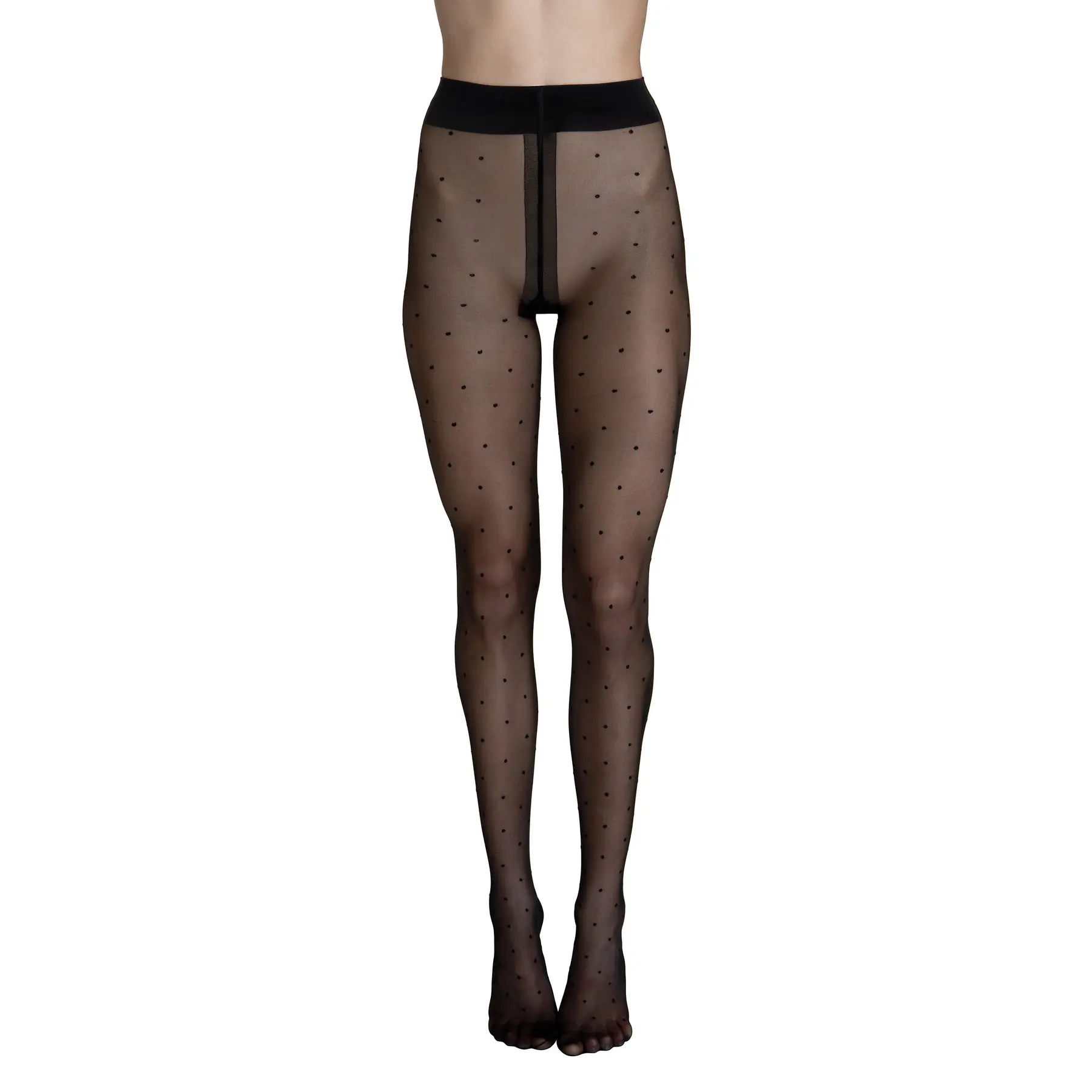 Damen punktestrumpfhose Lisca Fashion Dots 20 DEN