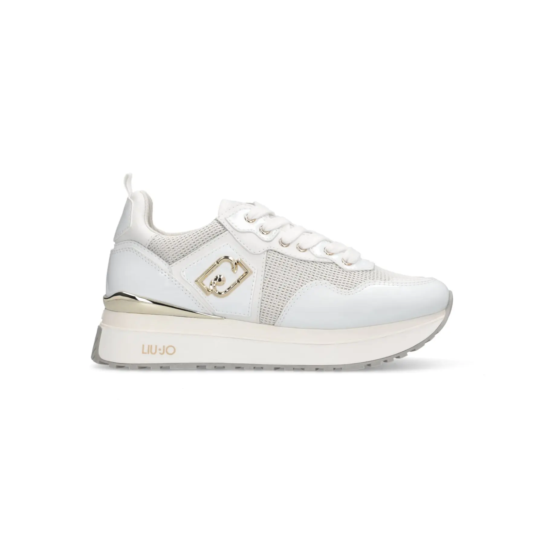 Monogram Print Sneakers Dames Liu Jo Maxi Wonder 01