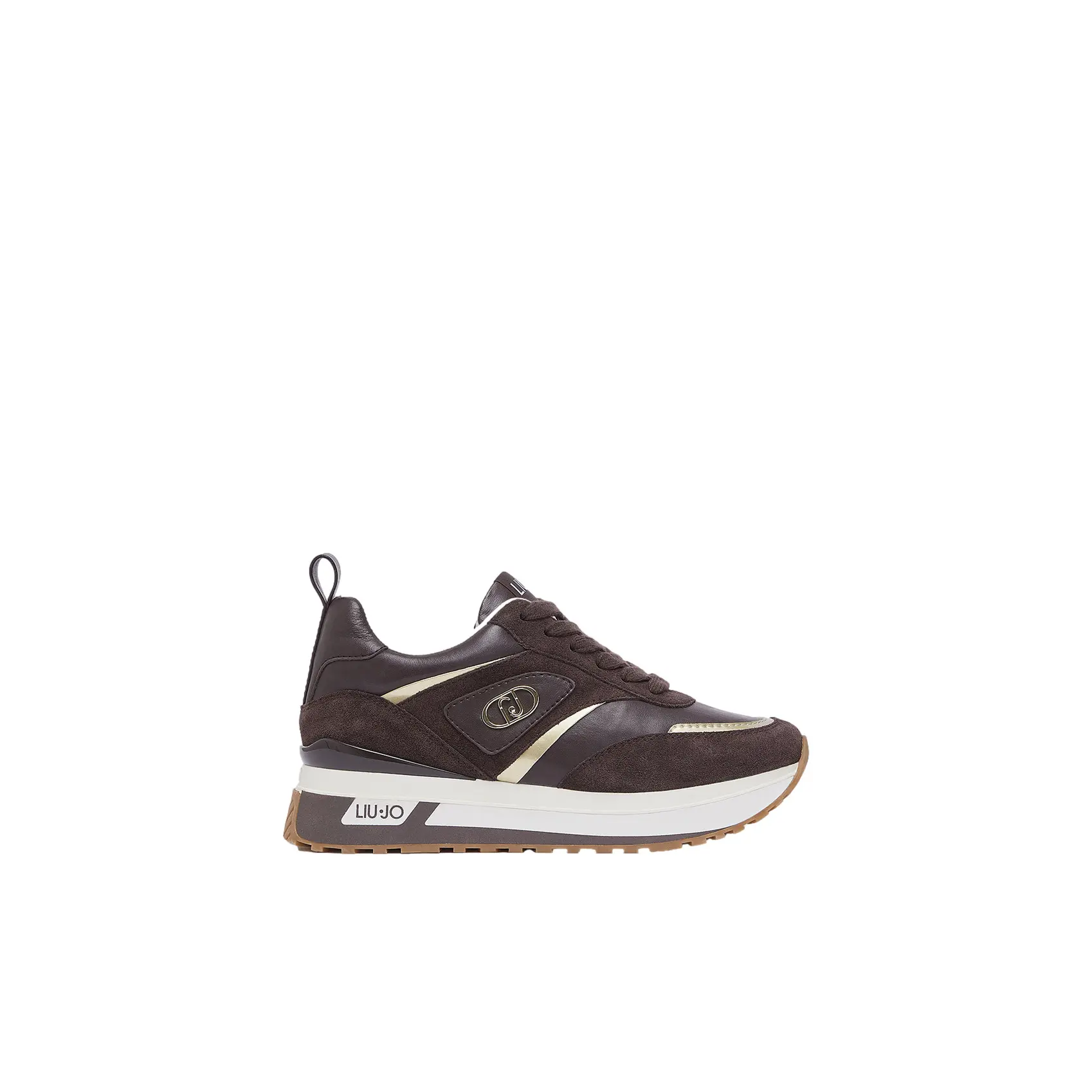 Sneakers da donna in pelle e camoscio Liu Jo Maxi Wonder 97