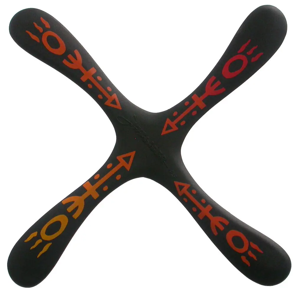 Lmifox Unisex Schwarz Boomerang Leistung Gaucher Skyblader