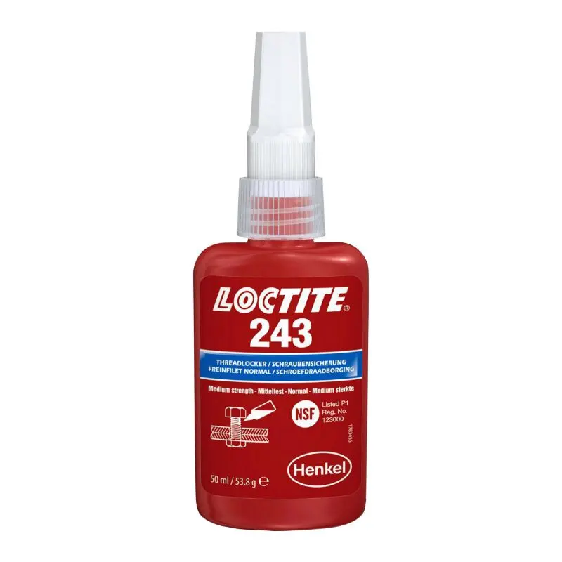 Normale Netzbremse mit mittlerem Widerstand Loctite 243 flacon 50 ml sous blister