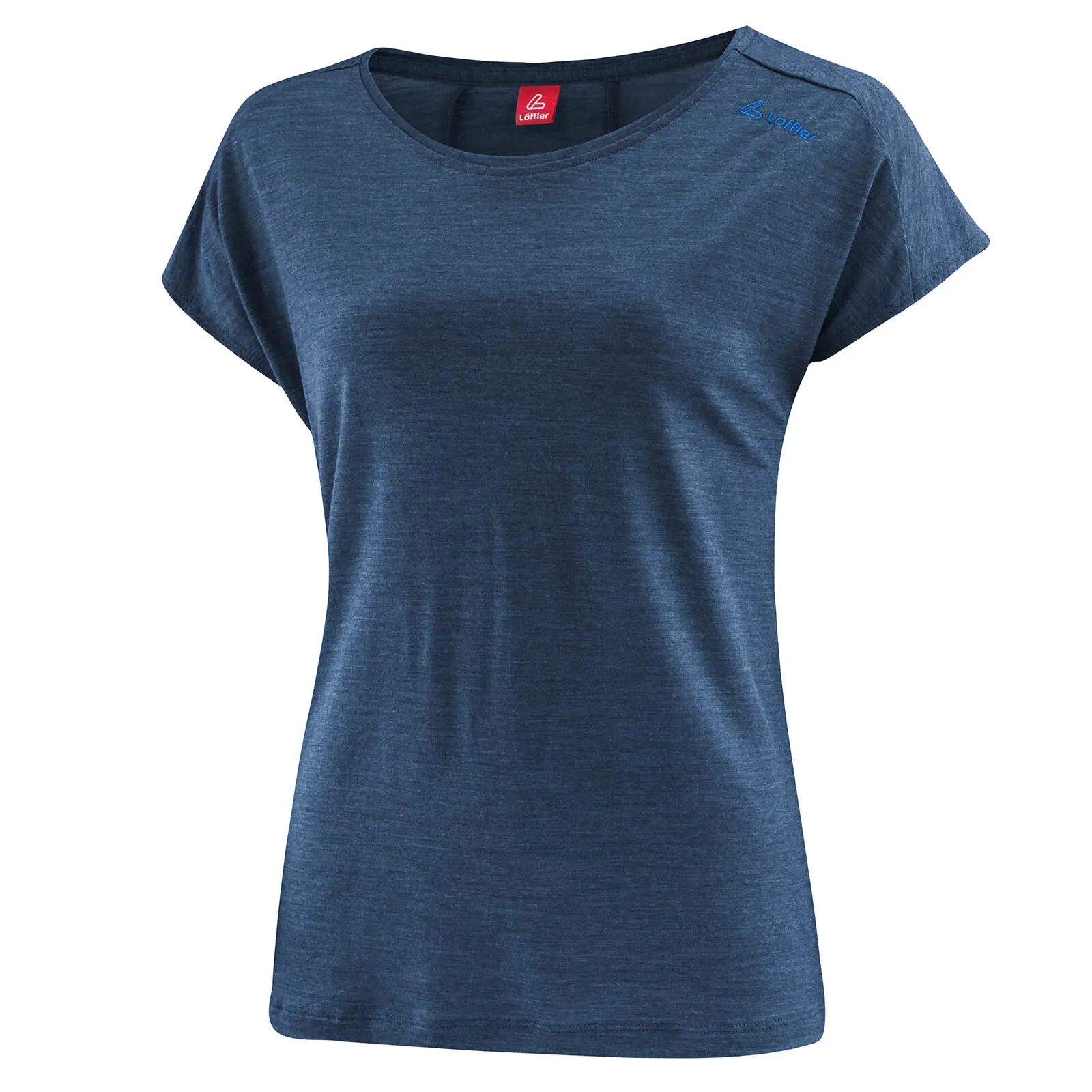 Dames-T-shirt van merino met losse pasvorm Löffler Tencel(TM)