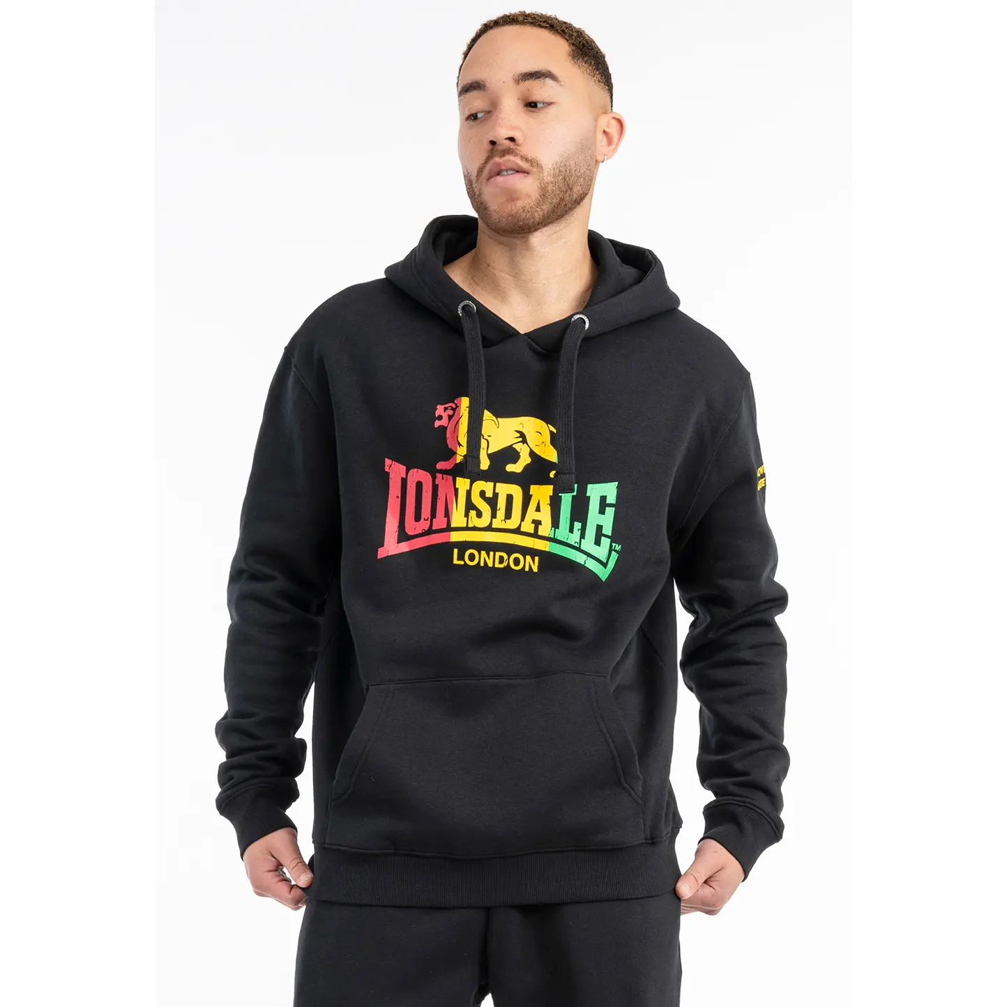 Felpa con cappuccio Lonsdale Sounds