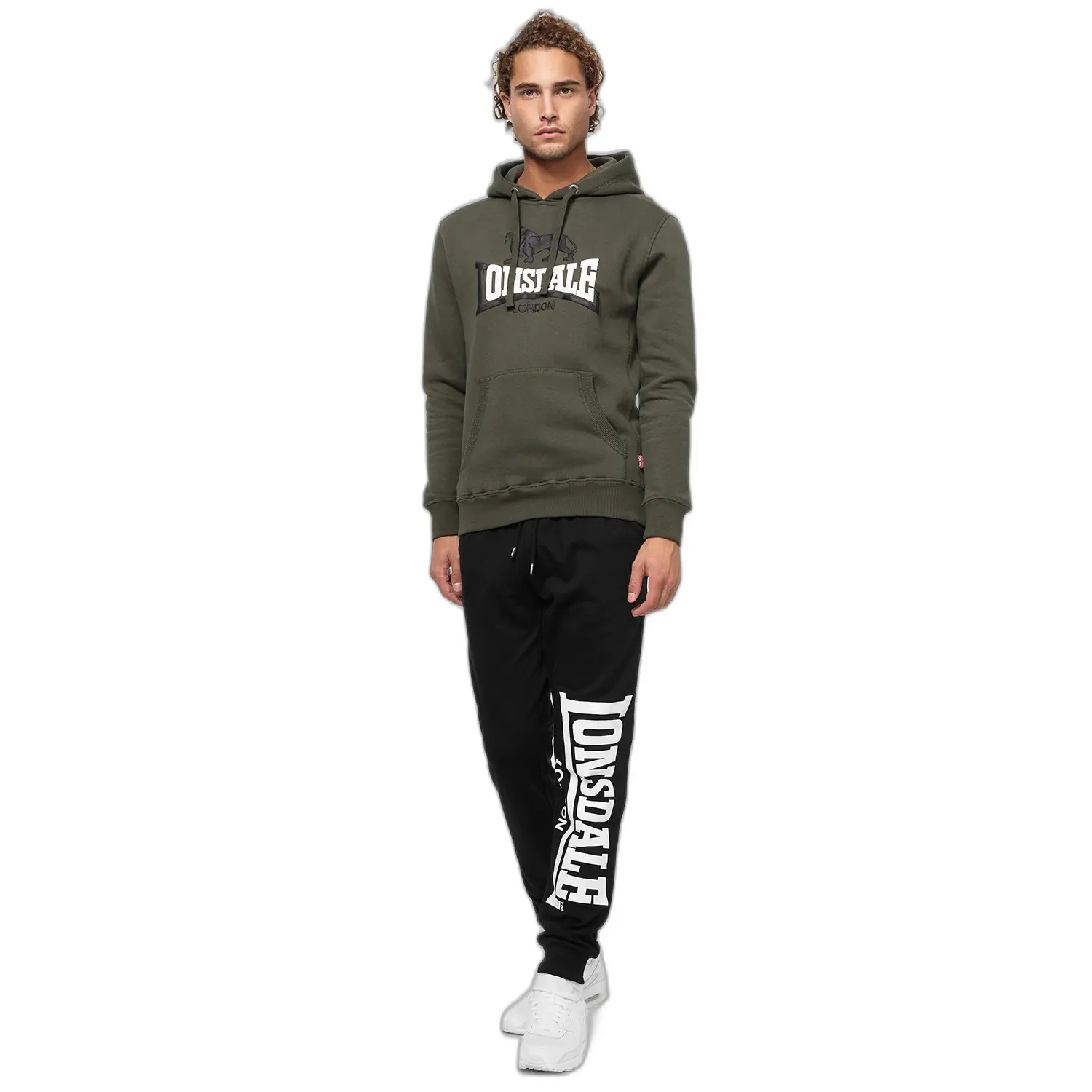 Felpa con cappuccio Lonsdale Thurning
