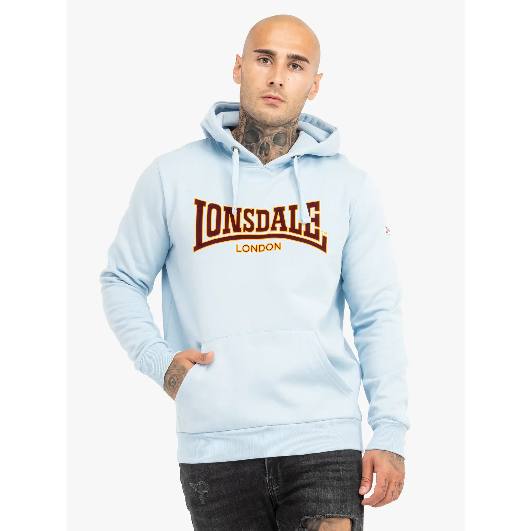 Felpa con cappuccio Lonsdale Classic Ll002
