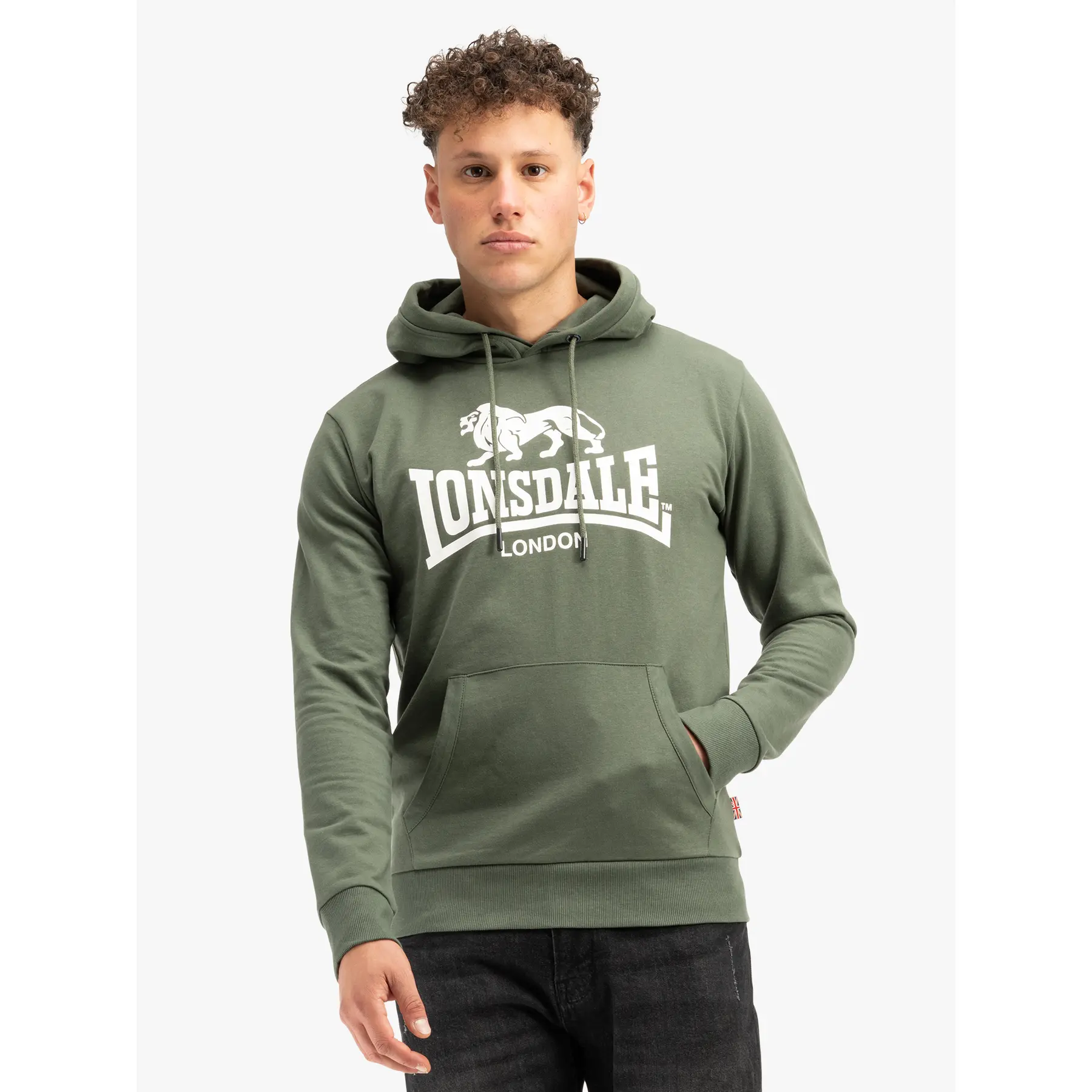 Felpa con cappuccio Lonsdale Fremington