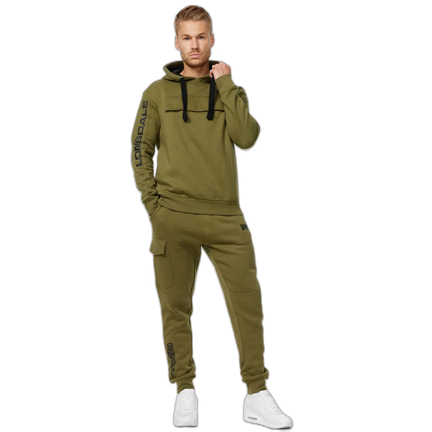 Felpa con cappuccio Lonsdale Rushen
