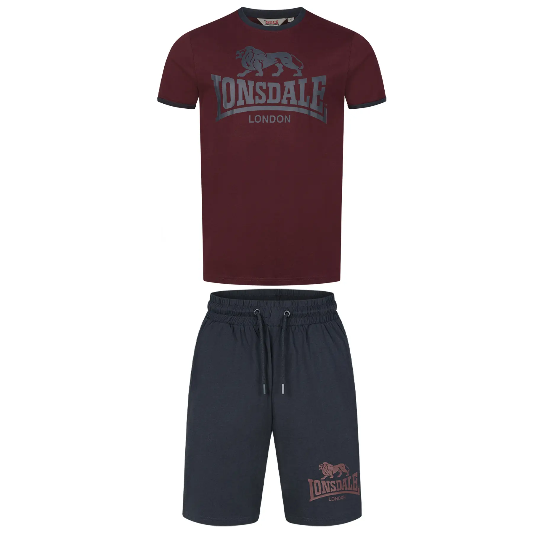 Completo t-shirt e pantaloni corti Lonsdale Maist
