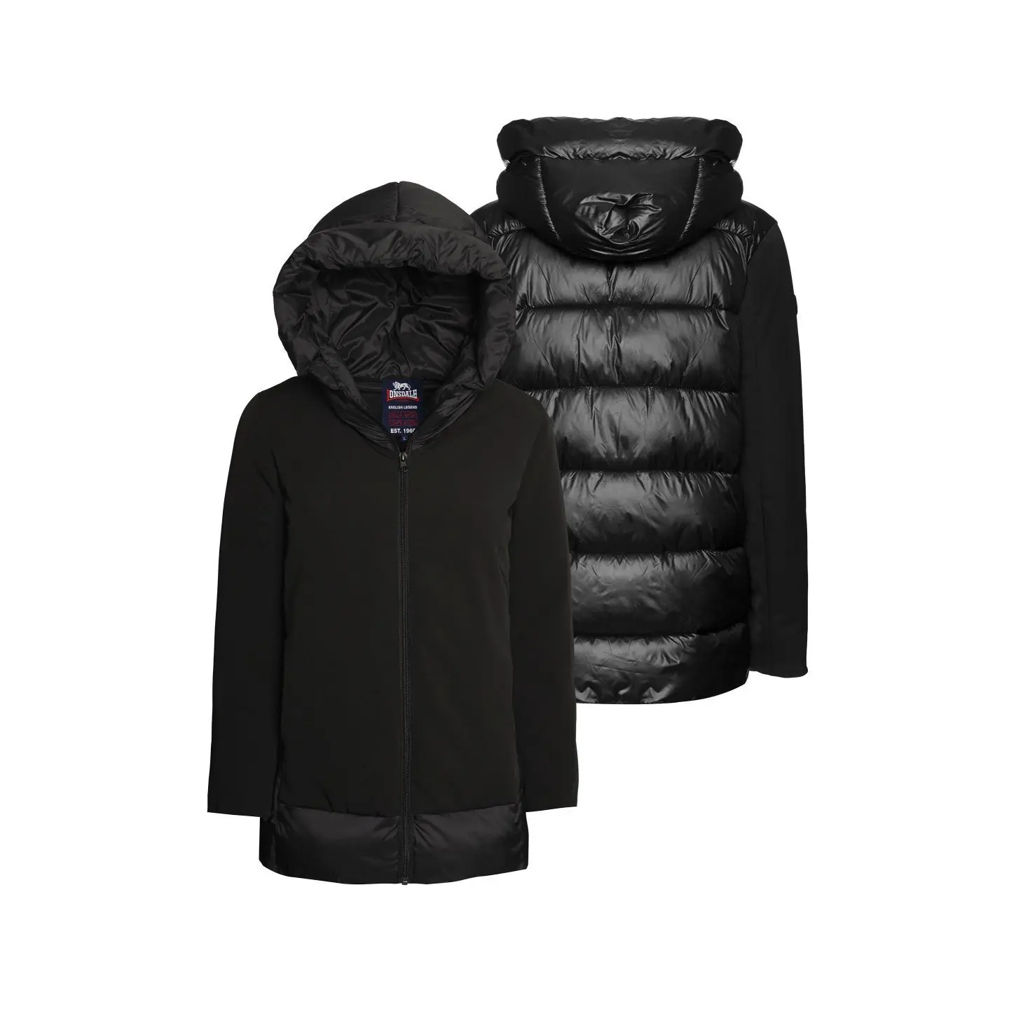 Giacca a vento reversibile con cappuccio donna Lonsdale