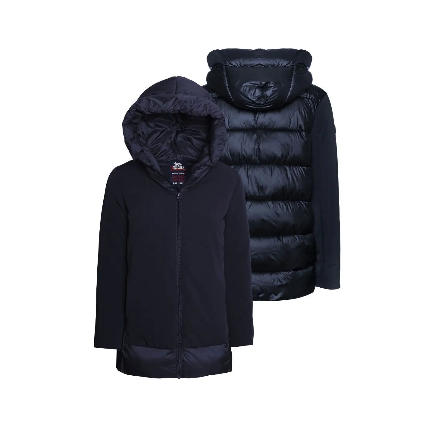 Giacca a vento reversibile con cappuccio donna Lonsdale