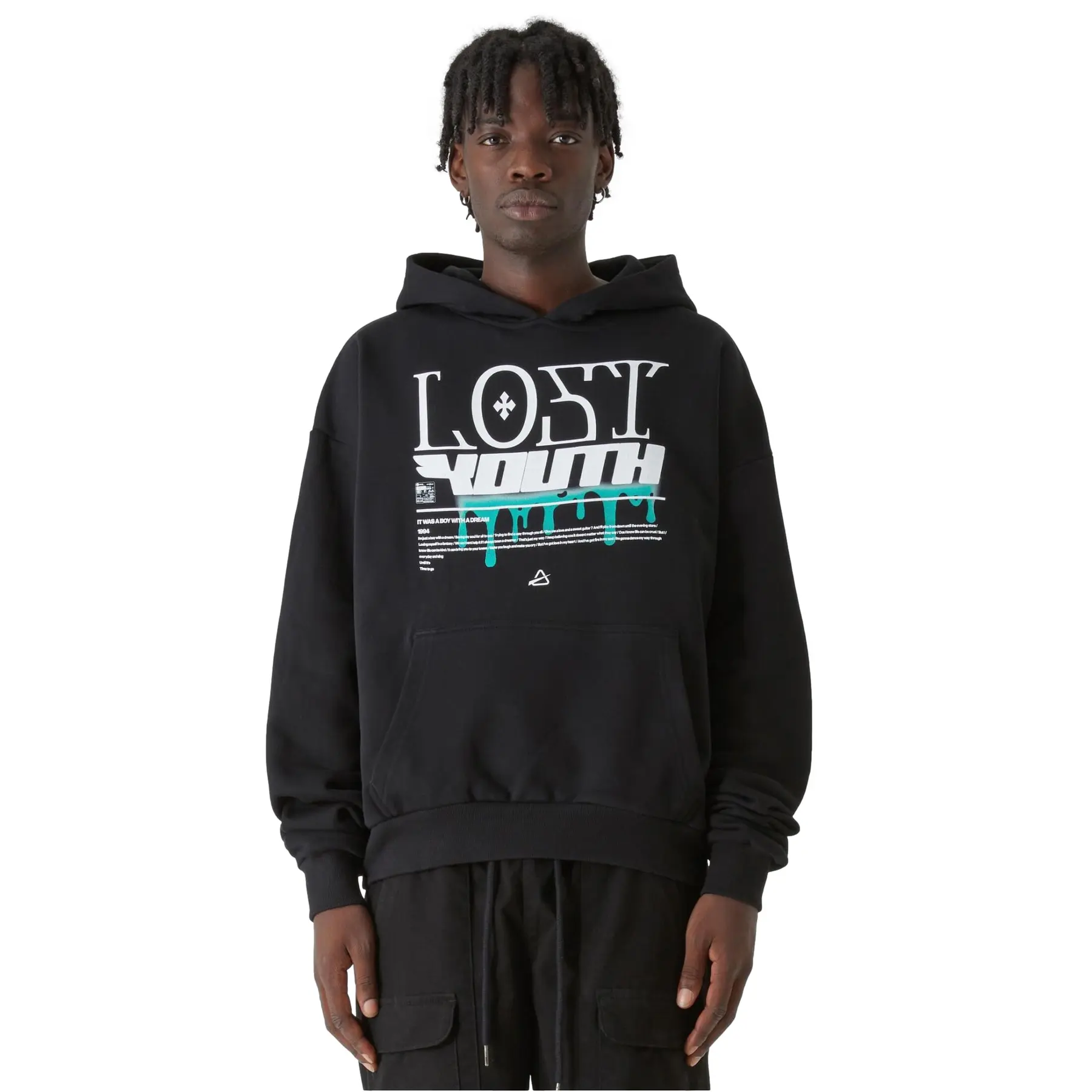 Hoodie Lost Youth Cyrillic