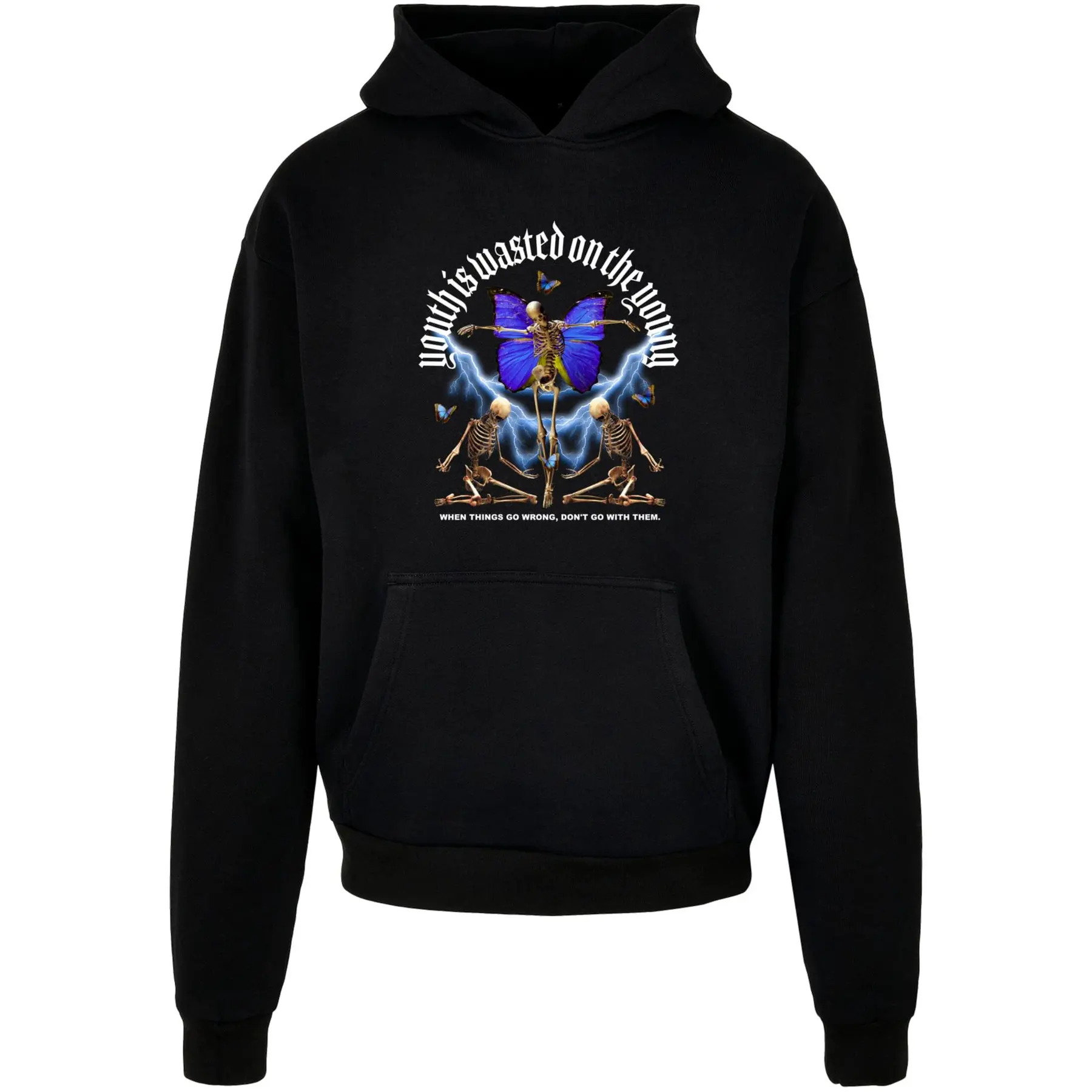 Felpa con cappuccio Lost Youth Butterfly