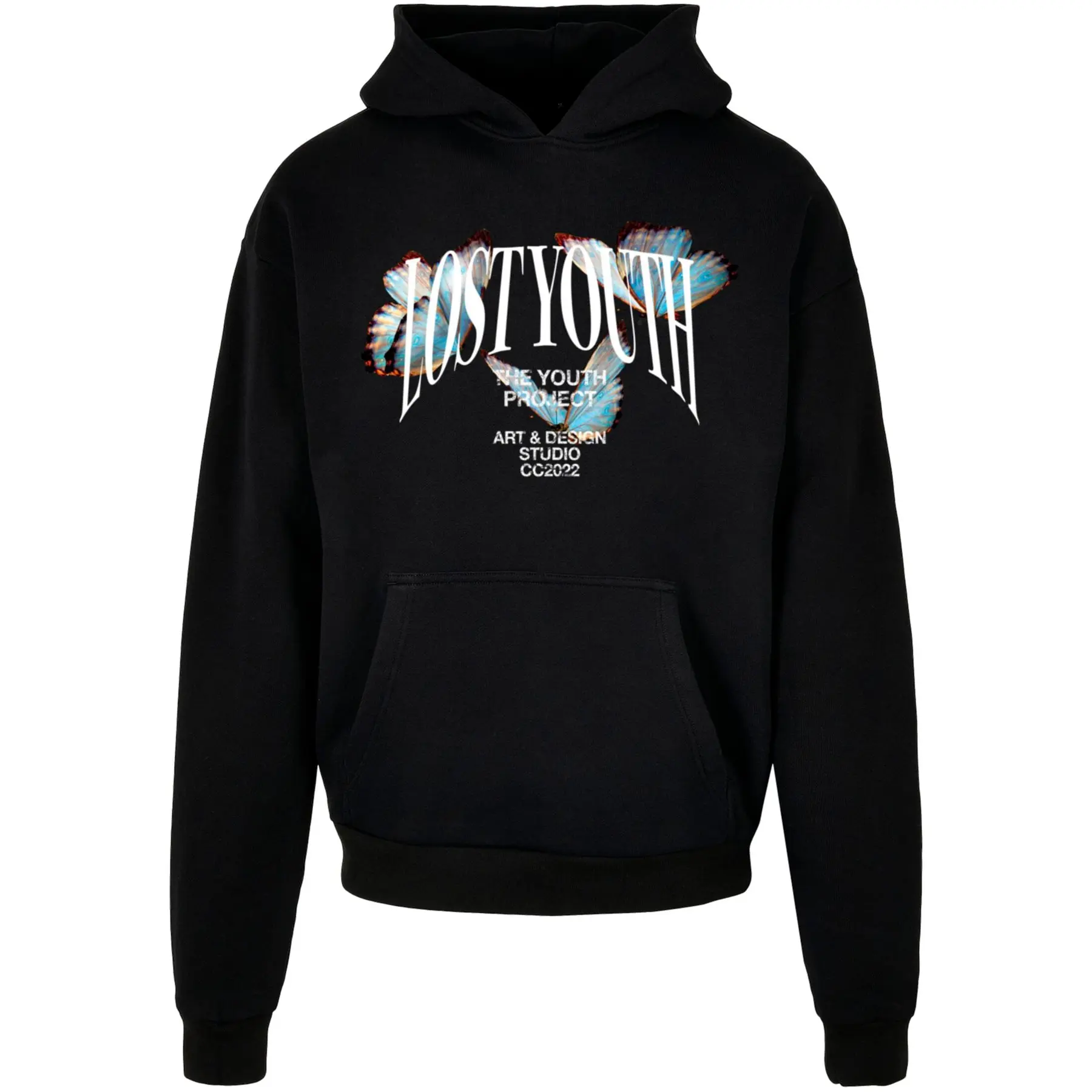 Felpa con cappuccio Lost Youth Butterfly V.1
