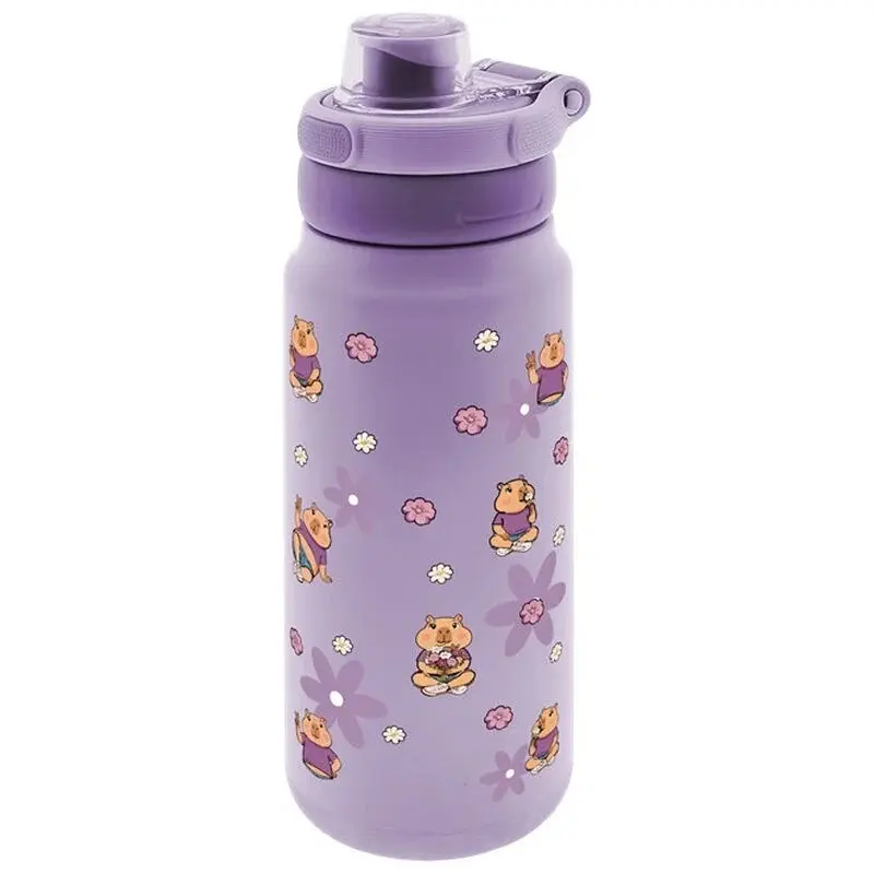 Isotherme Flasche Lovely Story Capybara Flower