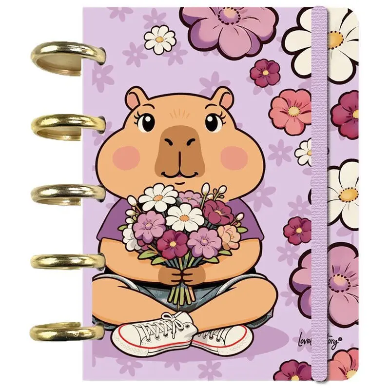 Notizblock Lovely Story Capybara Flower