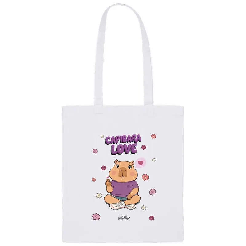 Tote bag Lovely Story Capybara Ice