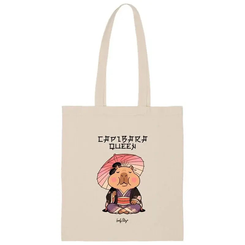 Tote bag Lovely Story Capybara Queen
